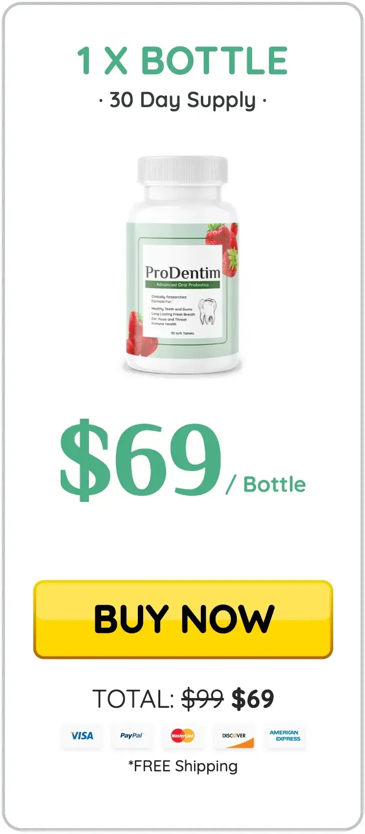 ProDentim 1 bottle