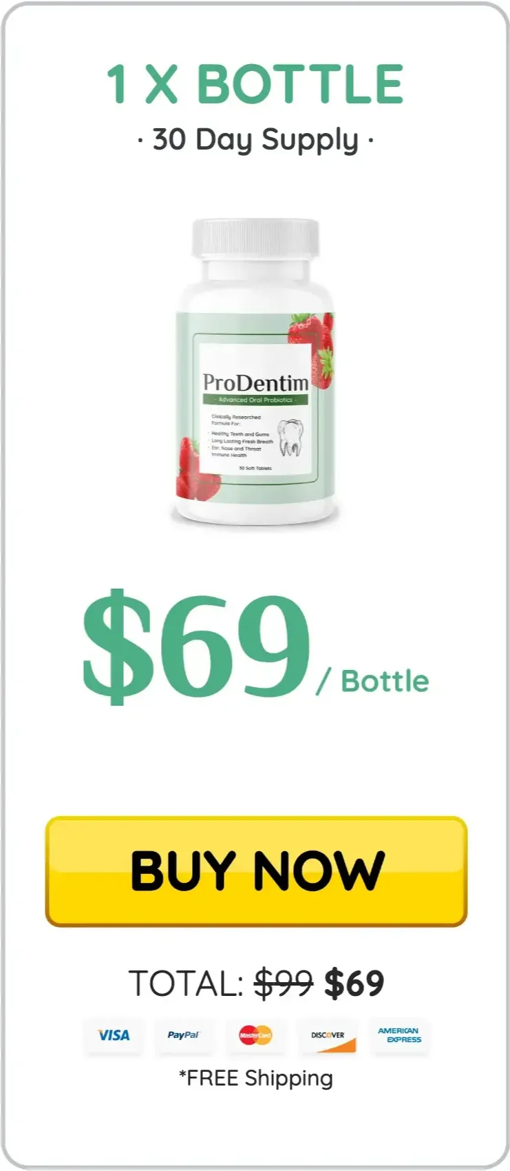 ProDentim 1 Bottle